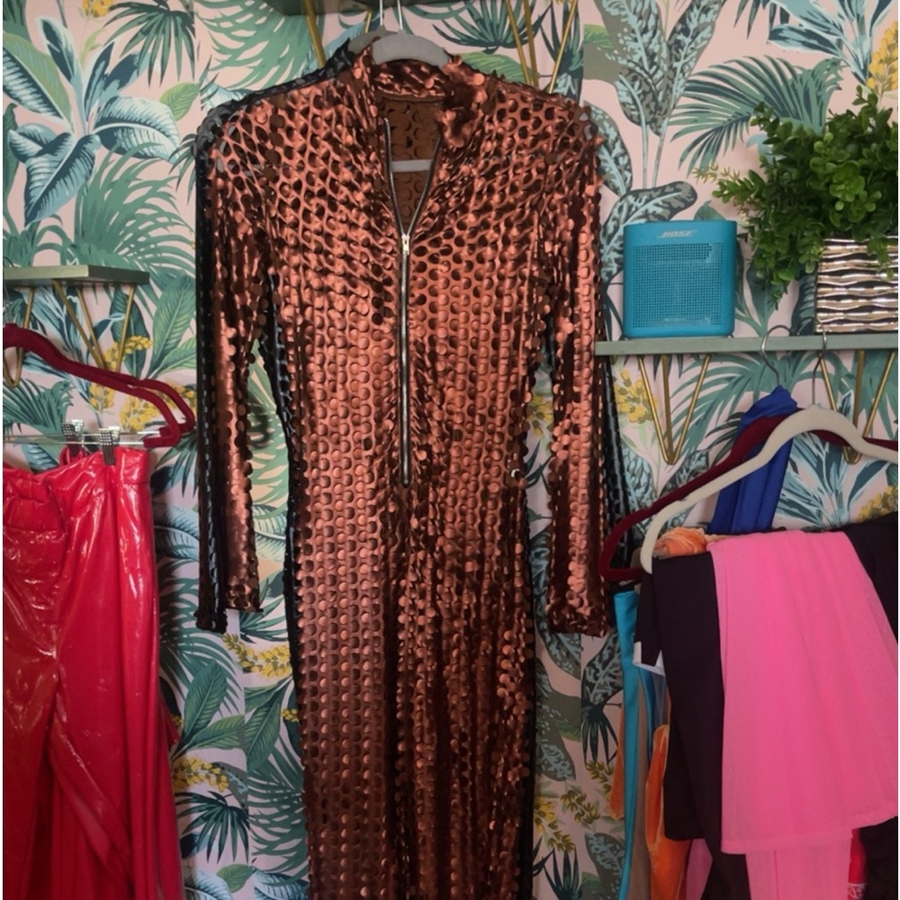Brown jumpsuit